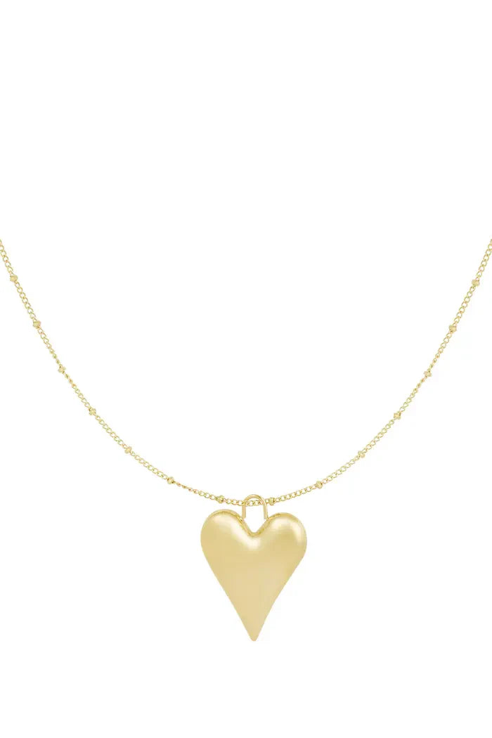 Heartfell charm necklace