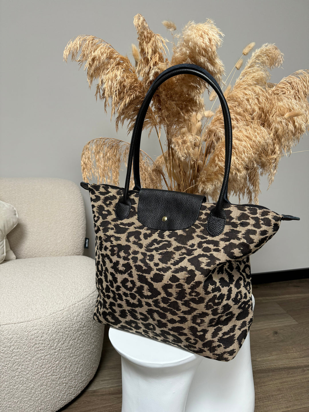 Stockholm Leoparden Tasche - braun