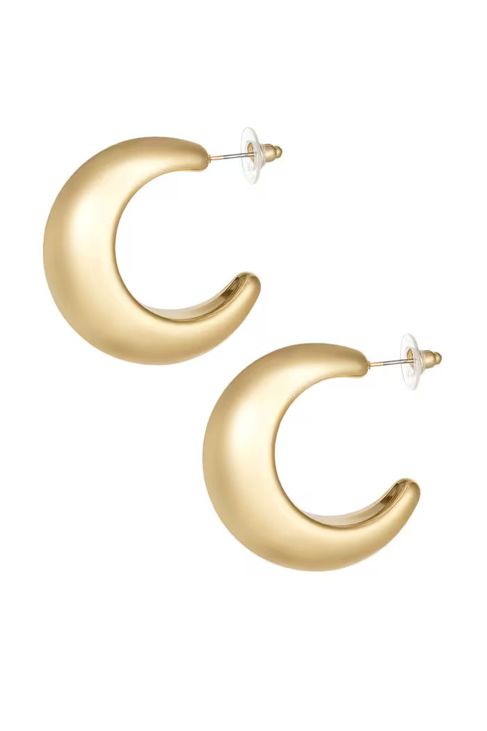 Sleek hoops earring