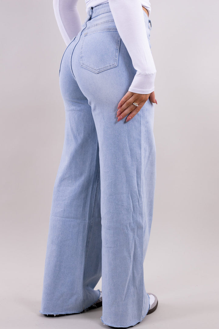 Maya Wide Leg Jeans - Stretch