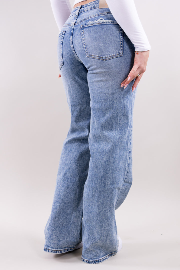 Bibi Mid Waist Jeans