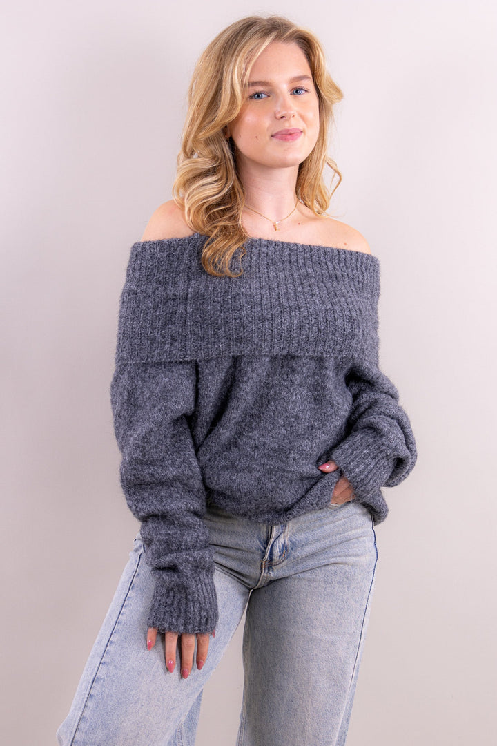 Nela off shoulder knit