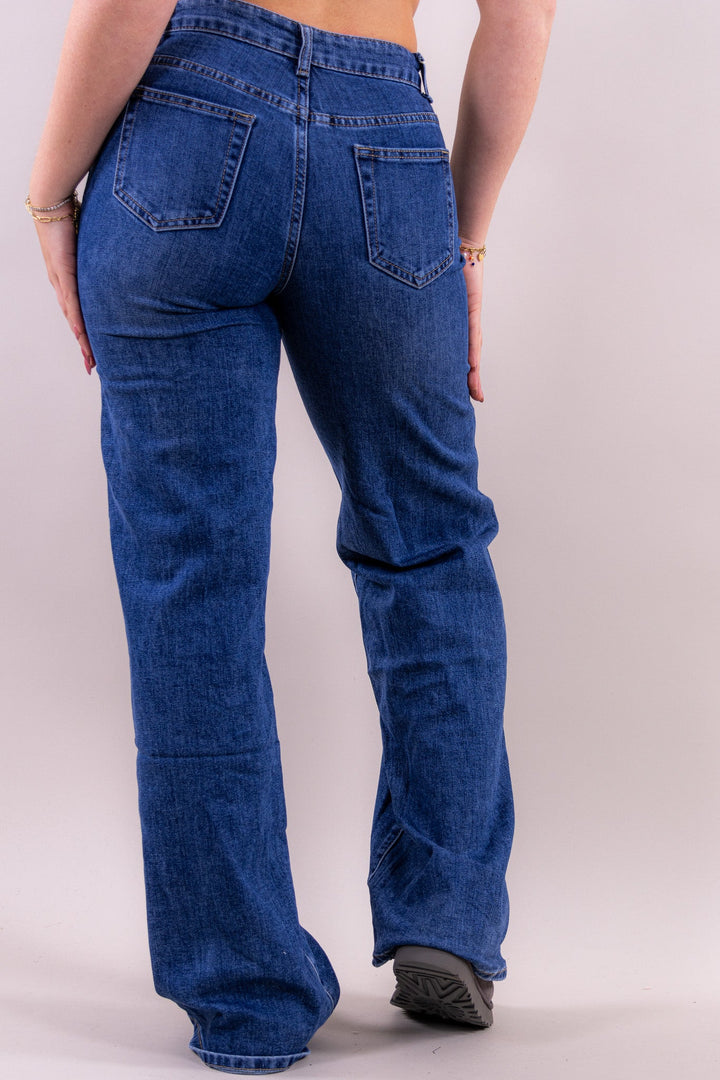 Lovy wide leg jeans - Mid waist