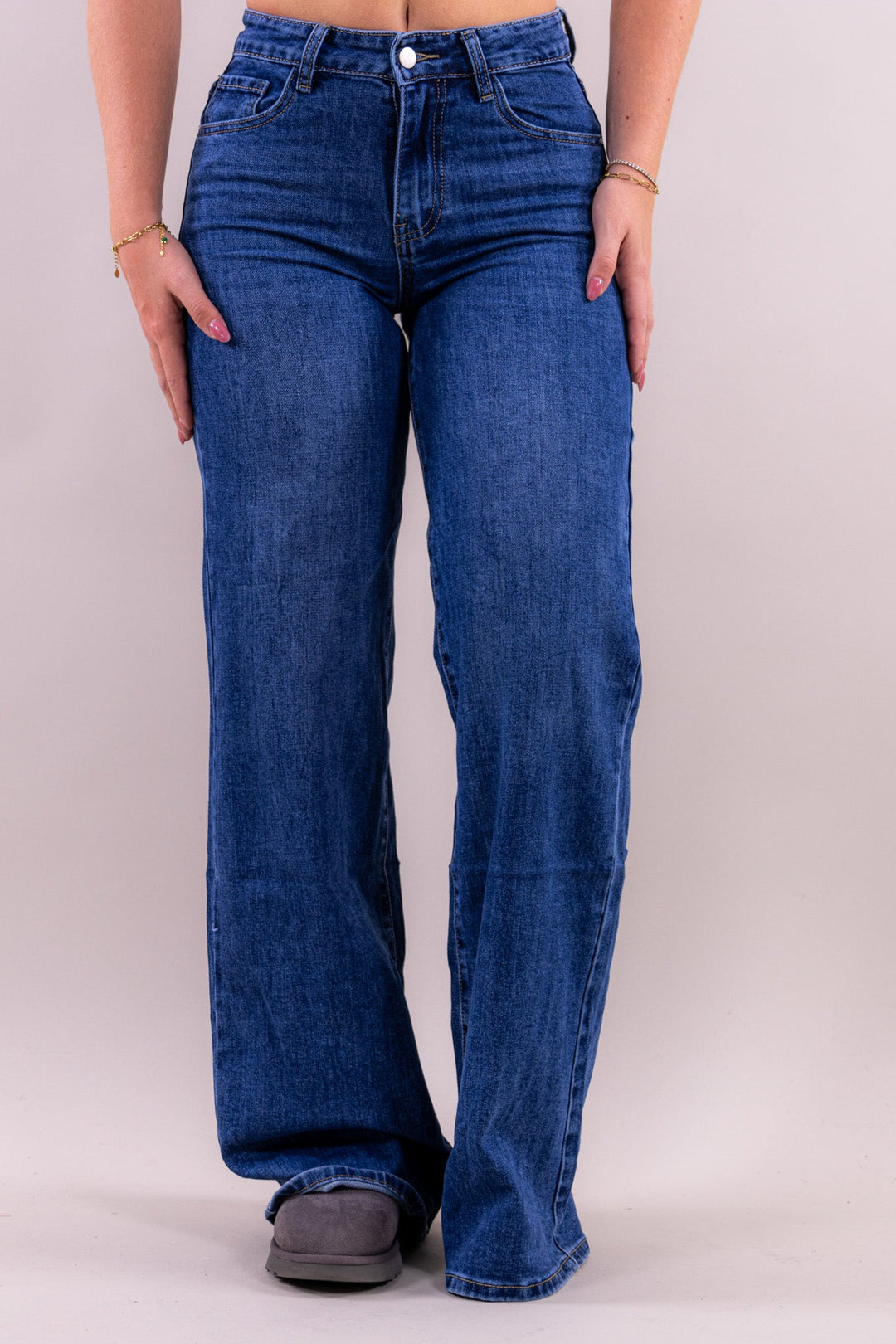 Lovy wide leg jeans - Mid waist