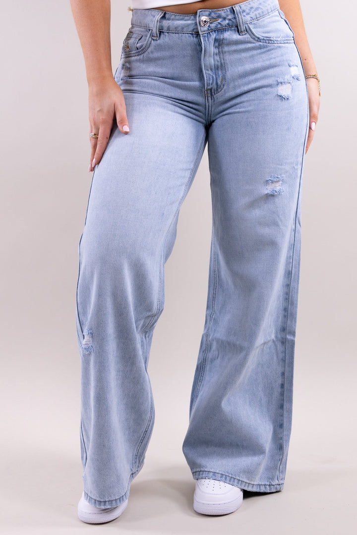 Daisy Wide Leg Jeans - Ohne Stretch