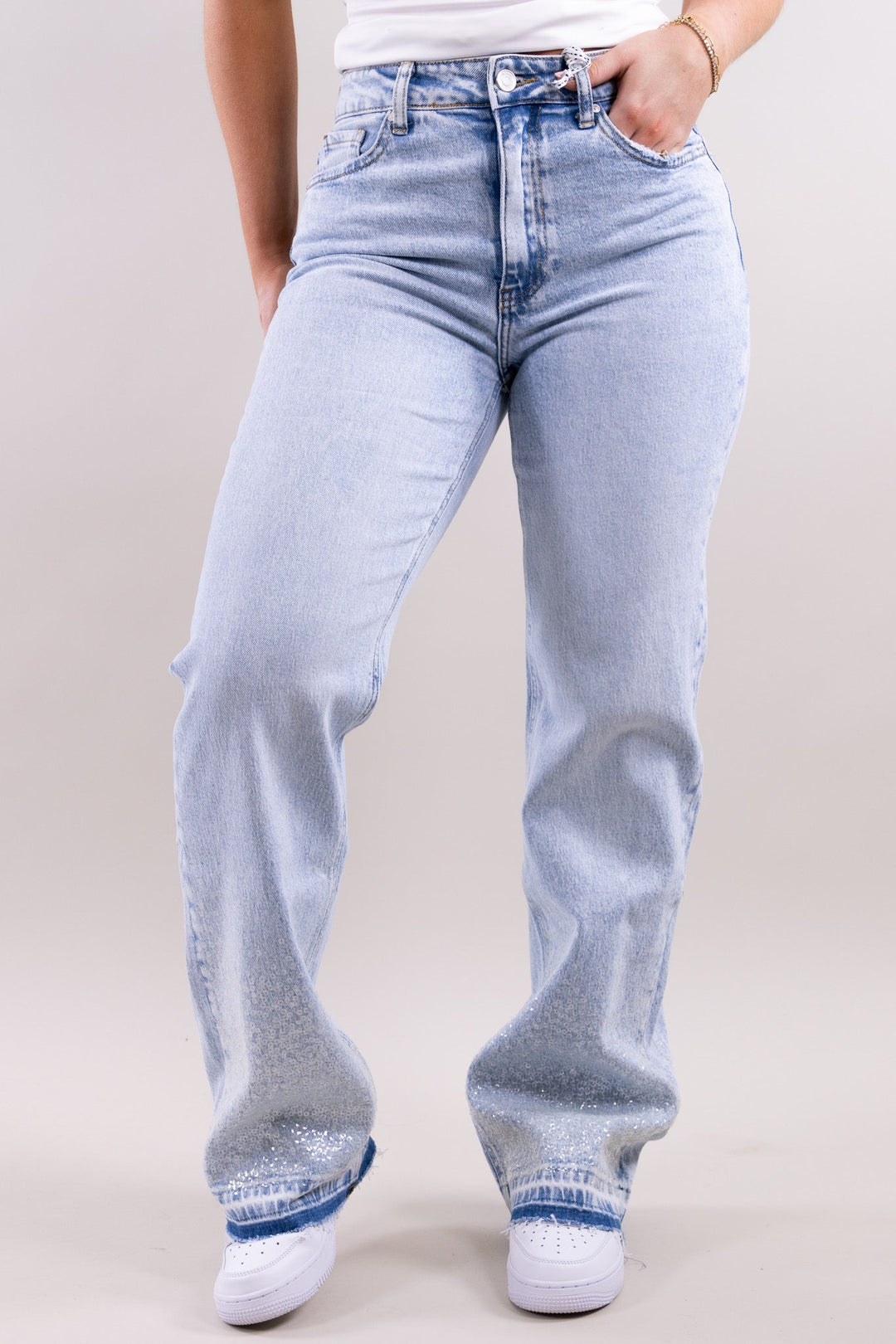 Oceane Sparkling Jeans - Stretch