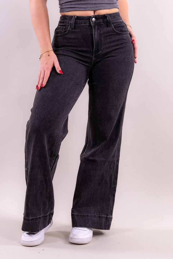 Lana wide leg jeans - Petite