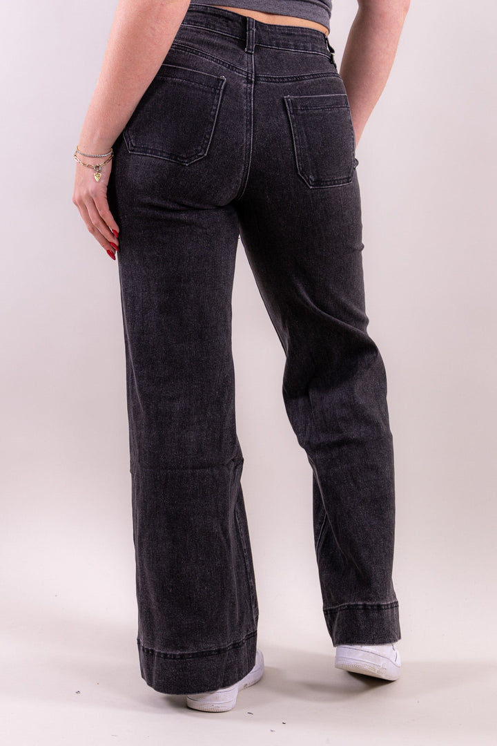 Lana wide leg jeans - Petite