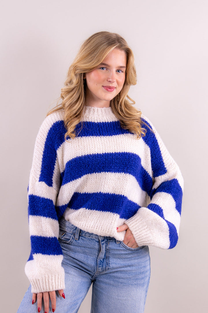 Leah's striped comfy knit