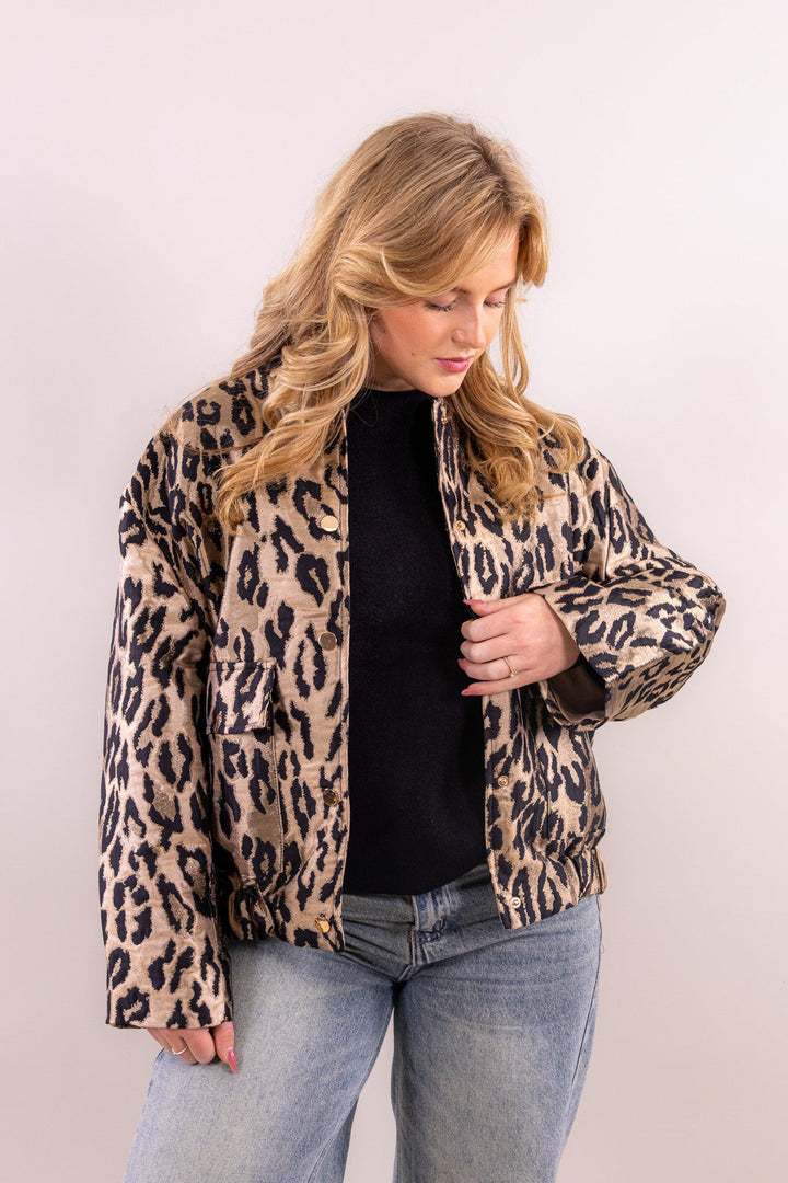 Nina leopard jacket