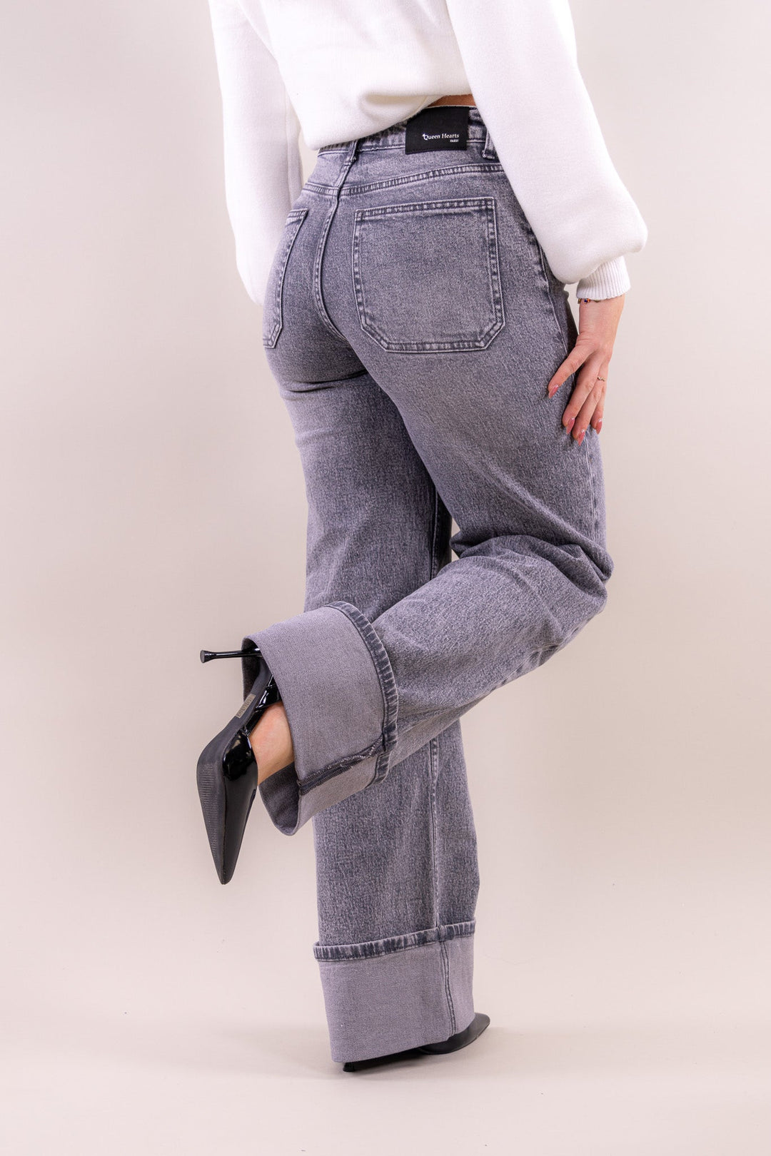 Fay wide leg jeans