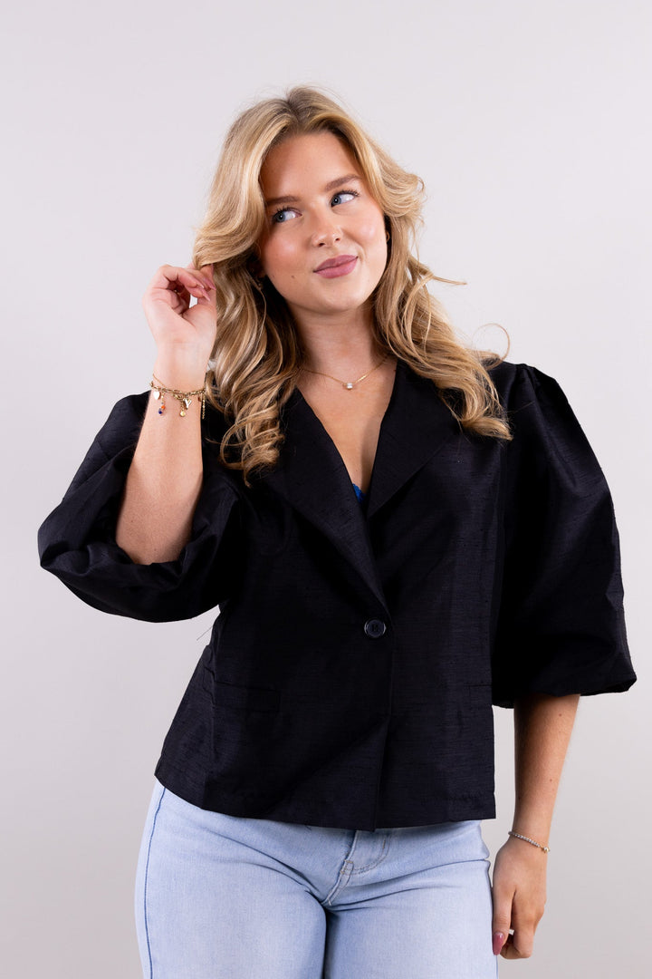 Joyce Satin Blazer